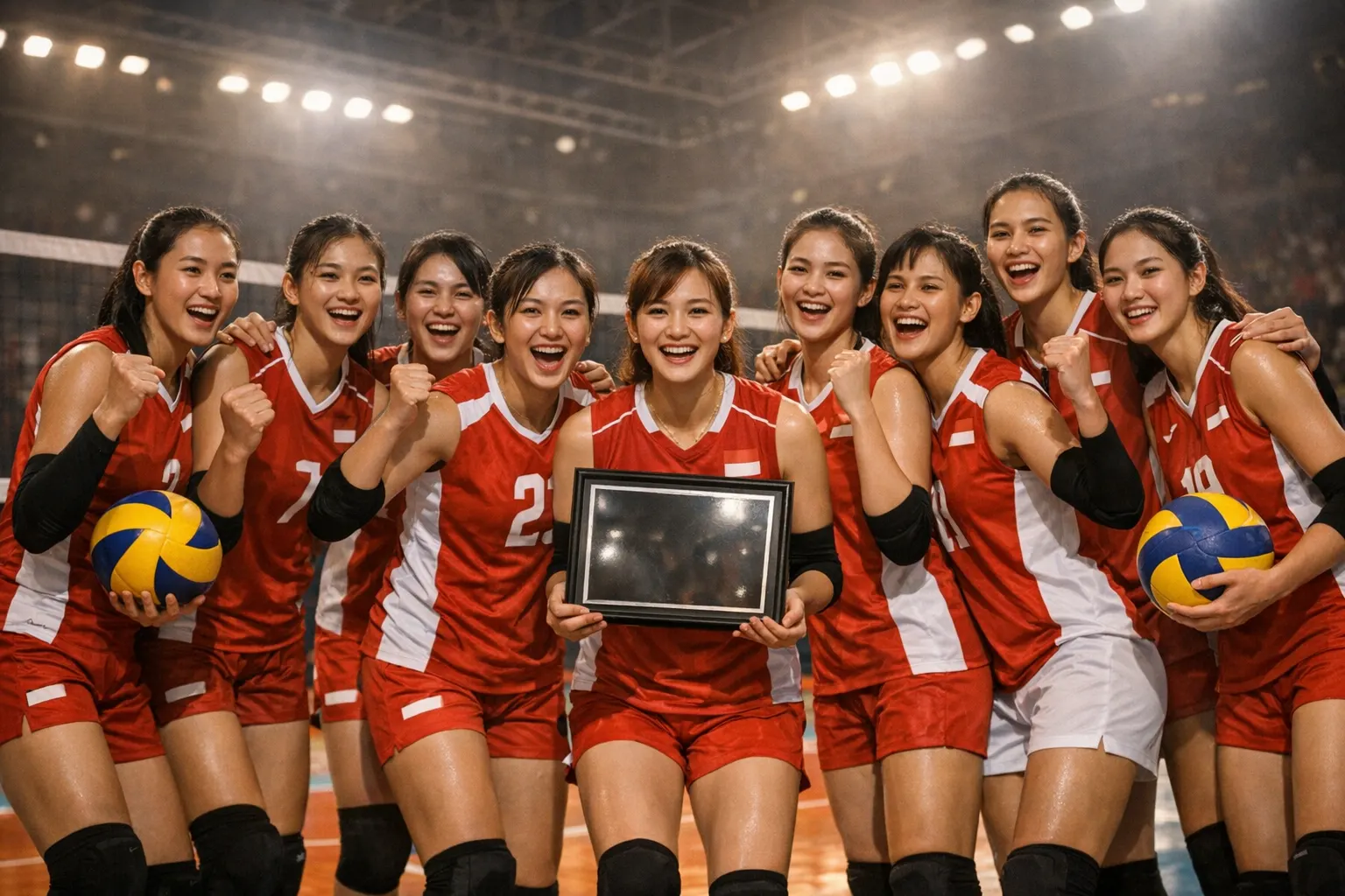 Timnas Voli Putri Indonesia Raih Bonus Rp120 Juta Timnas Voli Putri Indonesia Raih Bonus Rp120 Juta