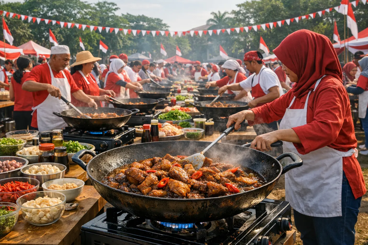 Rekor Ayam Kecap Indonesia: Pertamina Raih MURI Rekor Ayam Kecap Indonesia: Pertamina Raih MURI