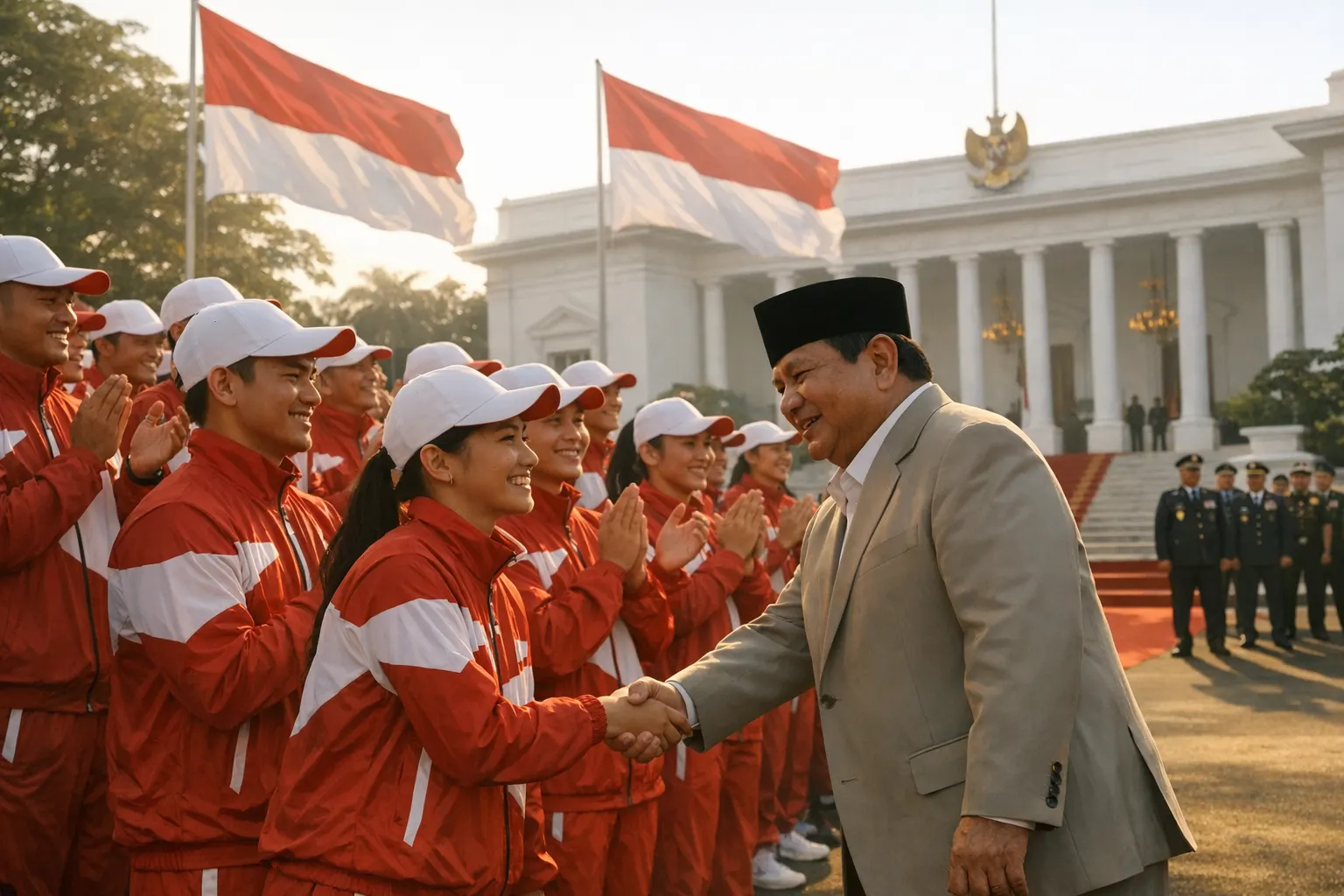 Kontingen Indonesia Asian Games 2026 Dilepas Prabowo