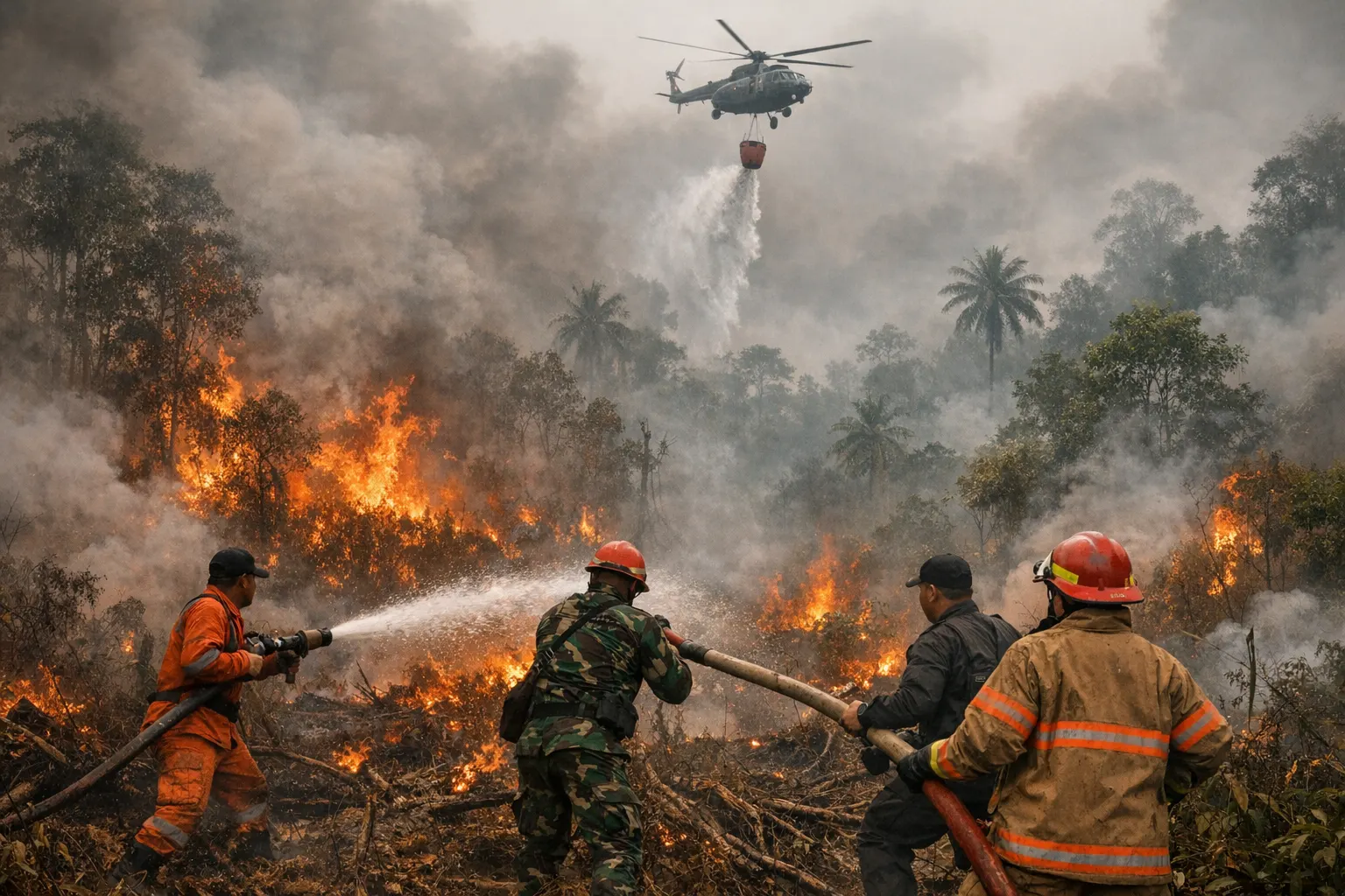 Kebakaran Hutan Indonesia: 6 Provinsi Jadi Prioritas