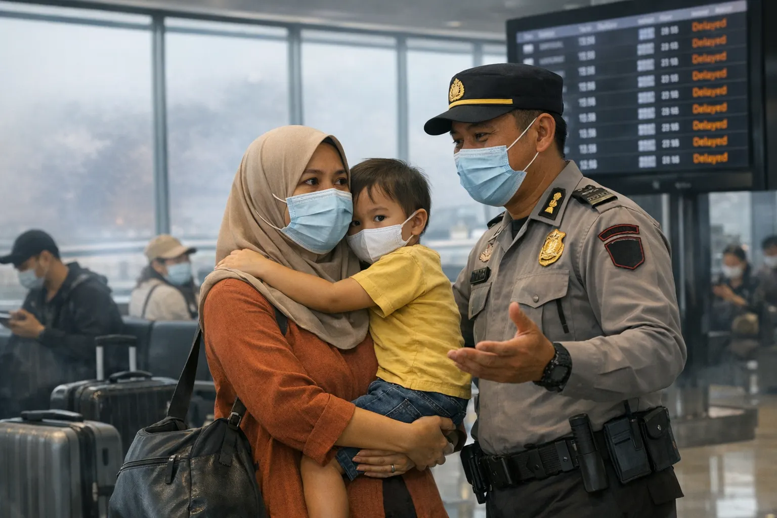Perlindungan Balita di Bandara Soetta: Polisi Sigap