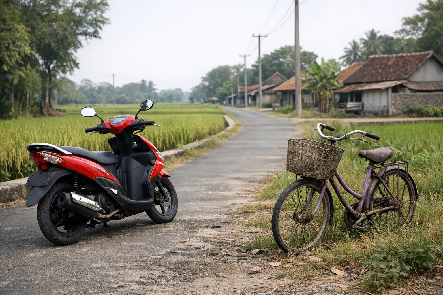 Pencurian Sepeda Motor di Klaten, Mio Ditukar Ontel Pencurian Sepeda Motor di Klaten, Mio Ditukar Ontel