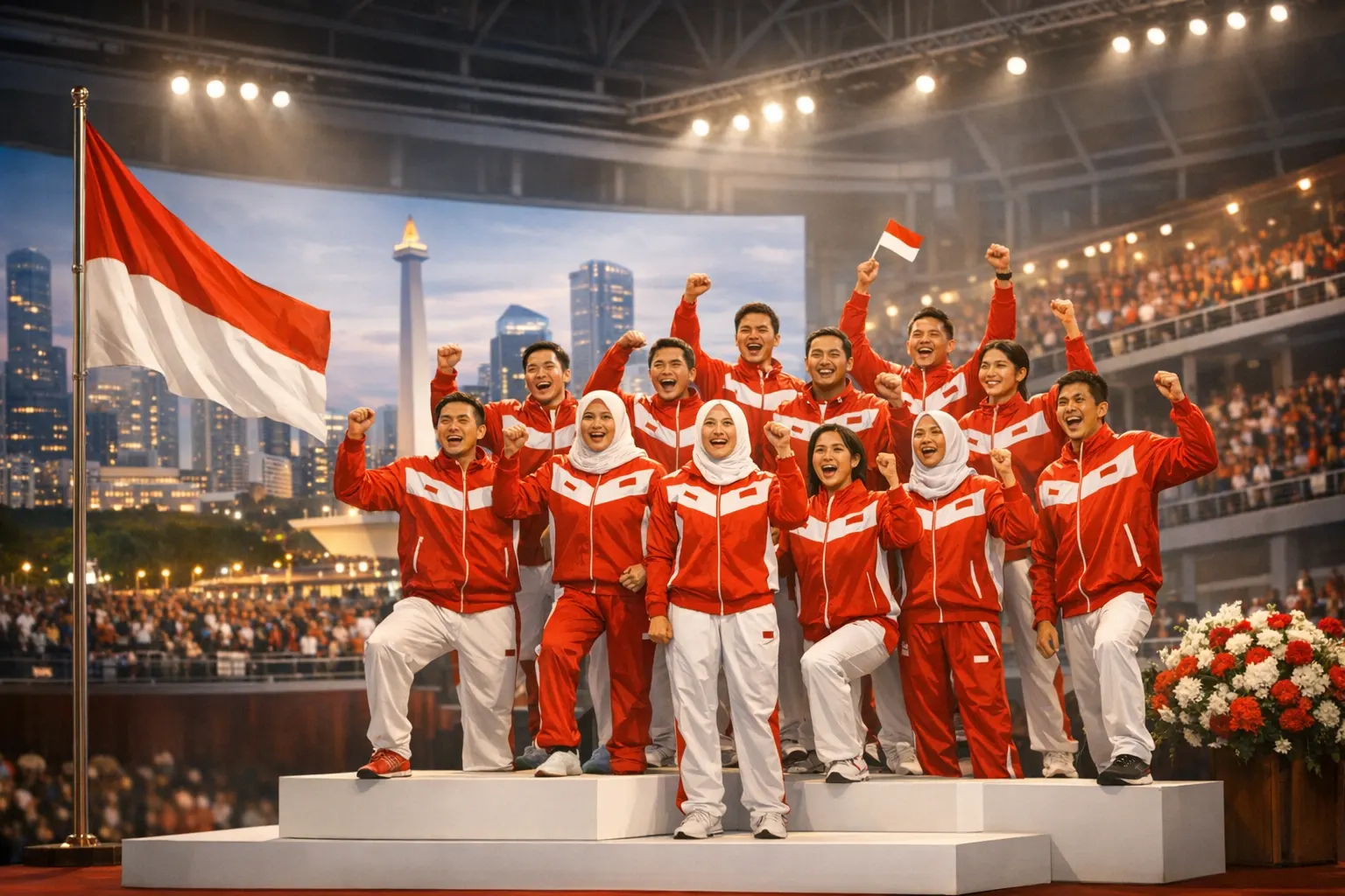 Kontingen Indonesia Asian Games 2026 Dilepas Prabowo